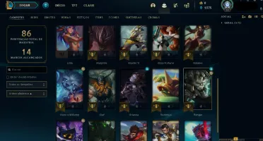 Conta smurf Gold 3 com Ezreal Pulsefire