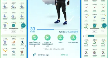Conta Pokemon Go Nível 33