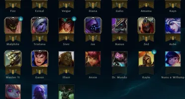 Conta League Of Legends GOLD 3
