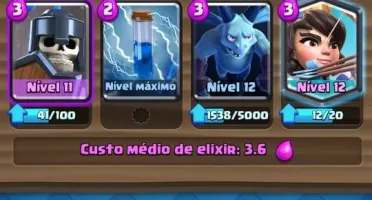 Conta Clash Royale, lvl 10, 5300 pts, 2 cartas lvl max