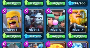 Conta Clash Royale, lvl 10, 5300 pts, 2 cartas lvl max