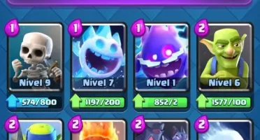 Conta Clash Royale, lvl 10, 5300 pts, 2 cartas lvl max