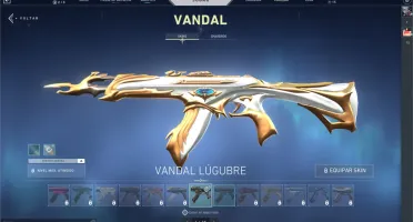 Conta valorant Prata 3 skin Vandal forsaken Faca forsaken