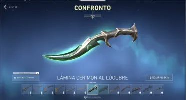 Conta valorant Prata 3 skin Vandal forsaken Faca forsaken