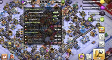 Conta clash os clans CV 18 full