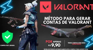 Método Para Gerar Contas De Valorant (100% Funcional)