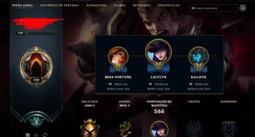 Conta Full Champ, 122 Skins