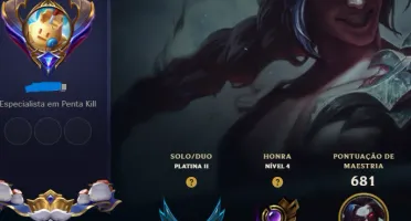 Conta LoL platina 2