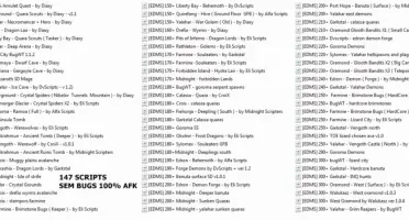 Scripts Master Sorcer 8 ao 320 (TODOS PAGOS) para Windbot