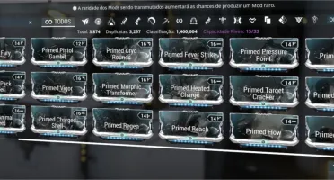 CONTA WARFRAME MR 29 + RIVENS