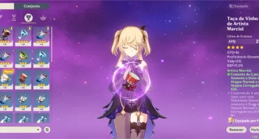 Conta genshin impact rank 26, tem stamina máxima.