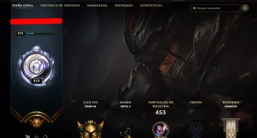 Conta de LOL +100 Skins/Todos os Champs/Ouro+