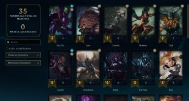 Conta Platina 2 Boa Para Upar 30 champs.