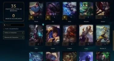 Conta Platina 2 Boa Para Upar 30 champs.