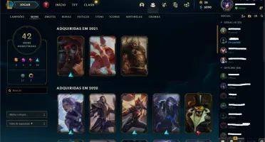 CONTA RIOT (VALORANT +LOL) COM SKINS