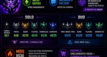 EloJob League of Legends MELHOR PREÇO