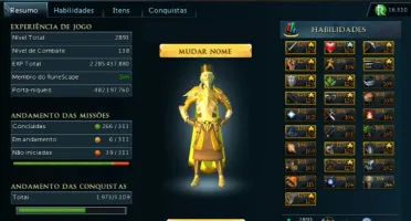 CONTA RUNESCAPE 3 MAXED