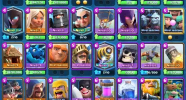 CLASH ROYALE NV 13 FULL, CAMPEÃO, 100K GOLD, 300+ GEMAS