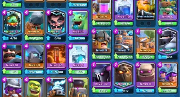 CLASH ROYALE NV 13 FULL, CAMPEÃO, 100K GOLD, 300+ GEMAS