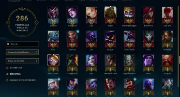 CONTA LEAGUE OF LEGENDS PLATINA 4