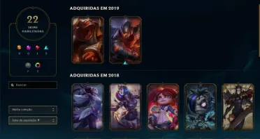 CONTA LEAGUE OF LEGENDS PLATINA 4