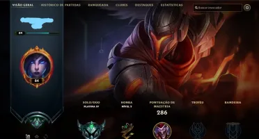 CONTA LEAGUE OF LEGENDS PLATINA 4