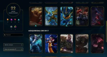 CONTA LEAGUE OF LEGENDS PLATINA 4