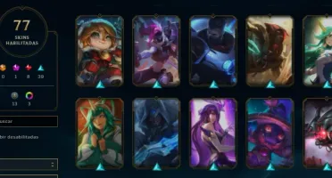 Conta League of Legends lvl 200+ e muita skins