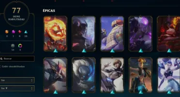 Conta League of Legends lvl 200+ e muita skins