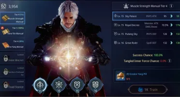 CONTA MIR4 LV 46 COM 46K DE POWER(47 COM GUILD)