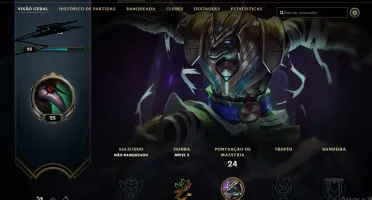 CONTA UNRANKED LEAGUE OF LEGENDS 15300EA