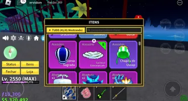 Conta blox fruits level max