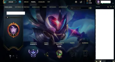 Conta diamante League of Legends