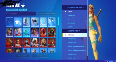 Conta fortnite com 106 skins 86 picaretas
