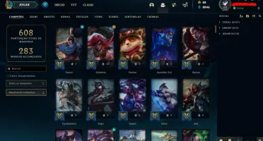 CONTA MUITO TOP - FULL CHAMP, , 200++ SKINS. VEM CONFERI