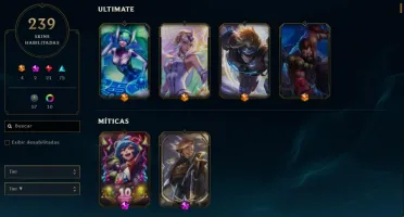 CONTA MUITO TOP - FULL CHAMP, , 200++ SKINS. VEM CONFERI