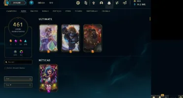 Conta Lol, Todos Os Champs, 461 Skins - D2 Flex E P4 Soloq