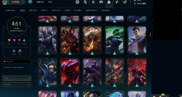 Conta Lol, Todos Os Champs, 461 Skins - D2 Flex E P4 Soloq