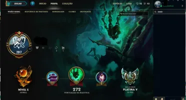 conta league of legends
