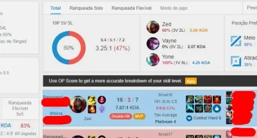 Conta Plat4 Decay ex Top9 Zed BR