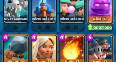 Conta Clash Royale Nível 13 líder de clã 2200k