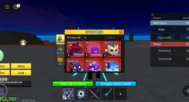 Conta de blox fruits top