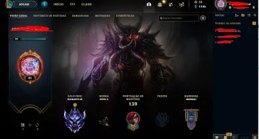 CONTA LOL DIAMANTE 3.