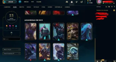 CONTA LOL DIAMANTE 3.