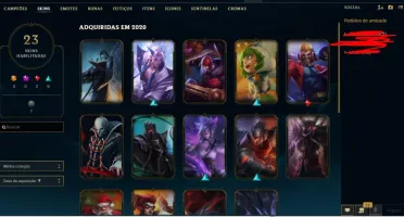 CONTA LOL DIAMANTE 3.