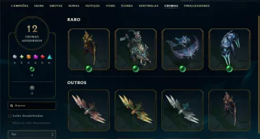 Ouro 4 com 55 Champs e 22 Skins