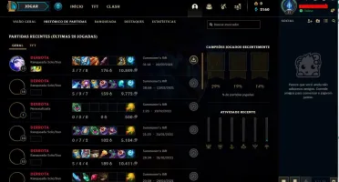 Contas Inativas de League of Legends