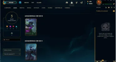 Contas Inativas de League of Legends