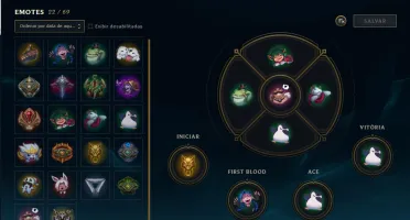 Conta LoL /Platina 4 soloq /Platina 5 FLEX/ Skin mística Kog