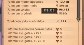 conta barata 423 de fama total